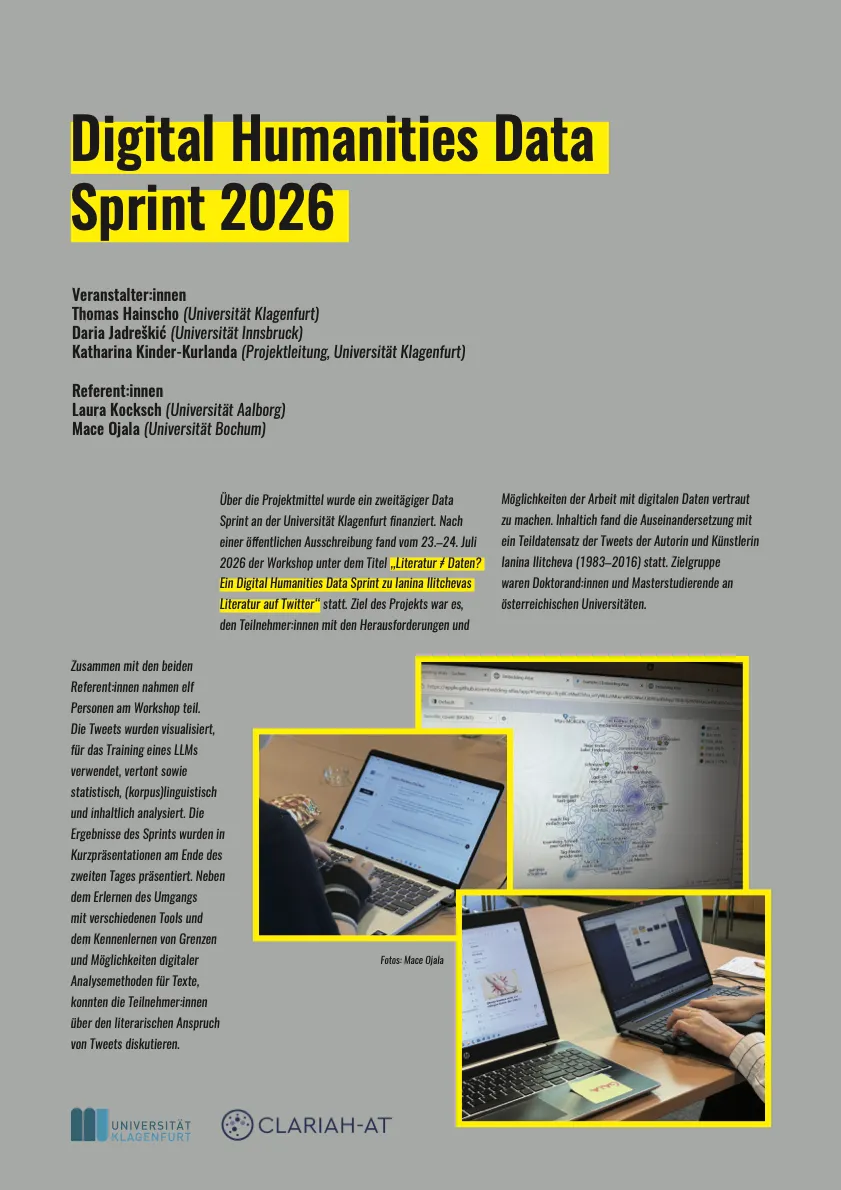 Kinder-Kurlanda - Digital Humanities Data Sprint - Universität Klagenfurt