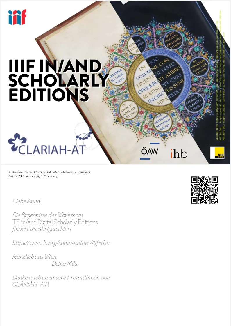 Poster_IIIF_DSE_Bleier_Kurz