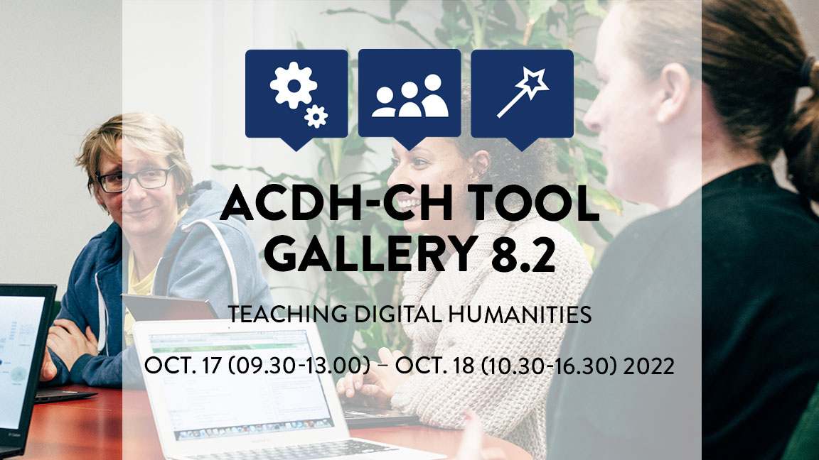 ACDH-CH TOOL GALLERY 8.2 – Teaching Digital Humanities