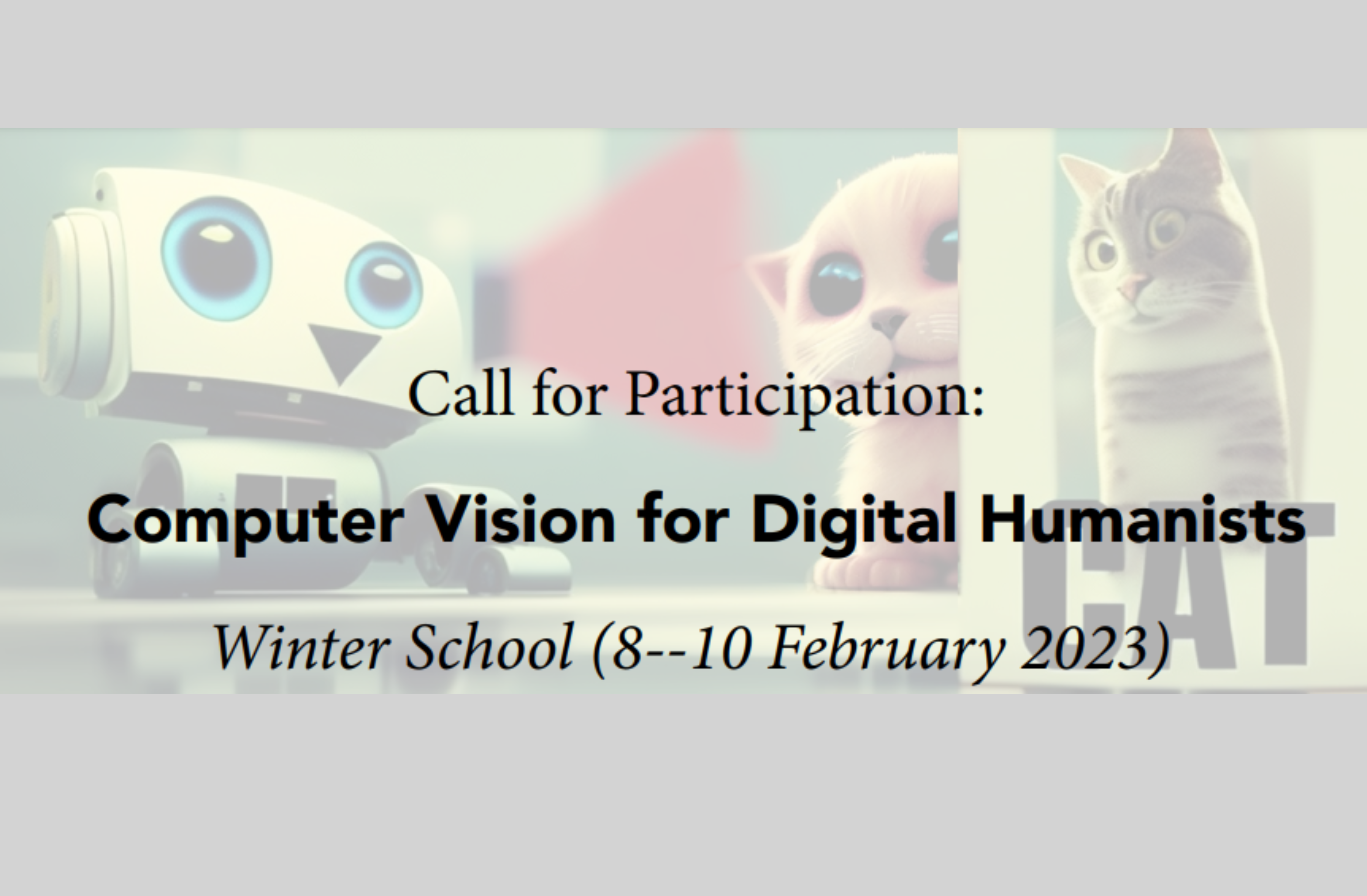 Computer Vision for Digital Humanists: A three-Day Winter School hosted by the University of Graz