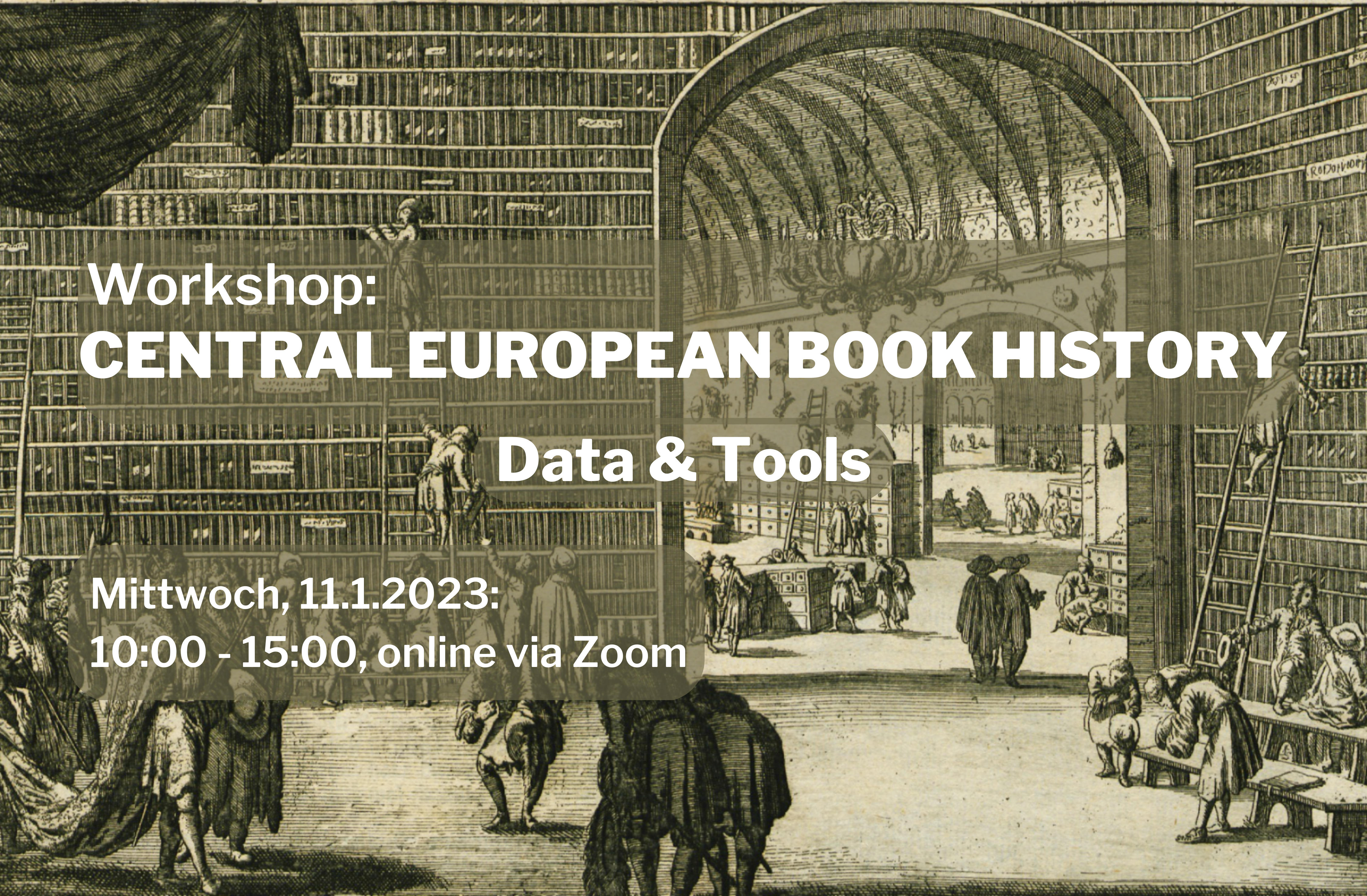 Workshop: Central European Book History – Data & Tools